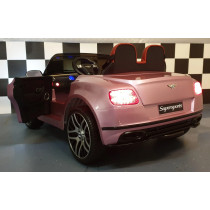 Bentley Continental 12V Battery Children Car Ride-On Pink