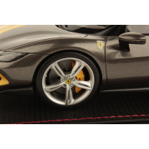 New MR Collection FERRARI 296 HYBRID 830HP 2021 1:18 Model Car GREY FE035B