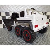 Mercedes G63 6x6 AMG 12V Children's Car - 1 Person, White