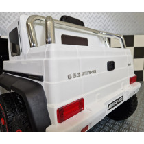 Mercedes G63 6x6 AMG 12V Children's Car - 1 Person, White