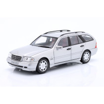 B66040705 1/18 MERCEDES BENZ C C200 (S202) T SW 1997-2001 SILVER