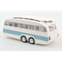 181760 Citroen DS 19 1959 Hellblau und Violet + Caravane Henon 1:18
