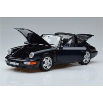 187340 Porsche 911 Carrera 4 Targa 1991 Blue metallic 1:18