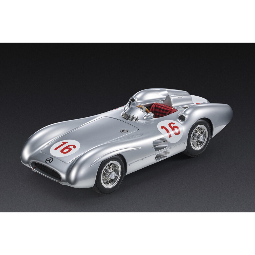 GP128D 1/18 MERCEDES F1 W196R N16 ITALY GP FANGIO 1954 SILVER