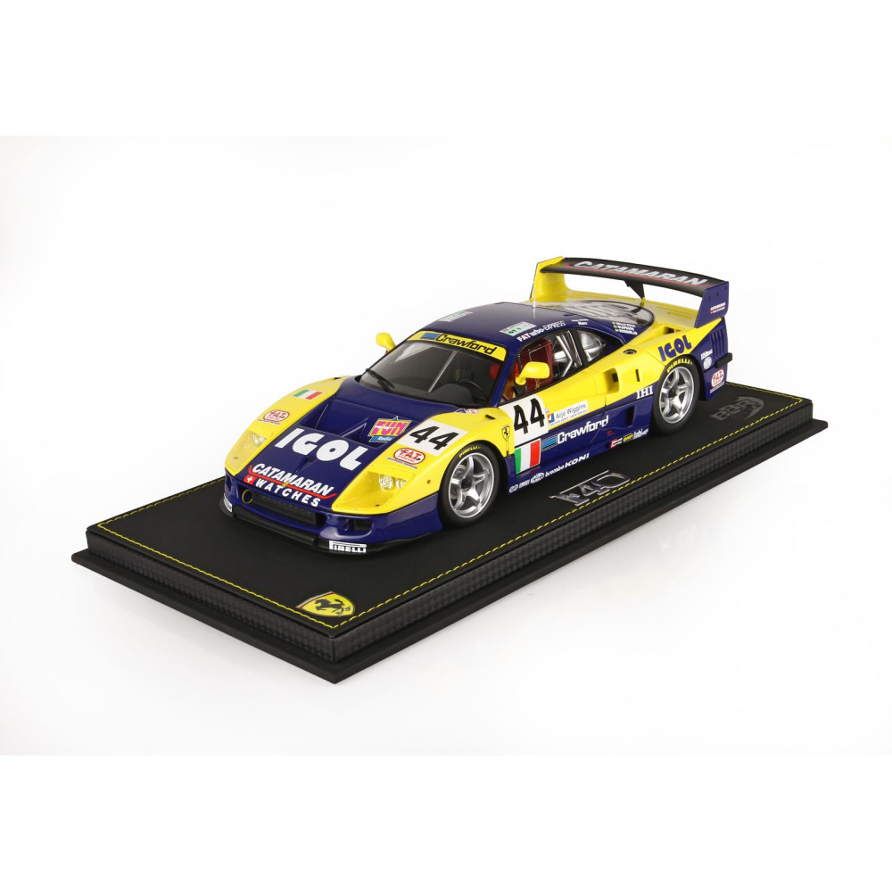 P18139F FERRARI F40 GTE 3.5L TURBO V8 SRL N 44 24h YELLOW