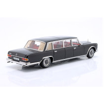 New NZG MERCEDES S600 PULLMAN W100 1969 1:18 Model Car BLACK 1071/50