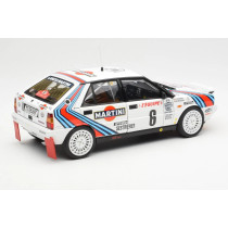 08960A 1/18 LANCIA DELTA HF 4WD N6 RALLY MONTECARLO 1987 WHITE