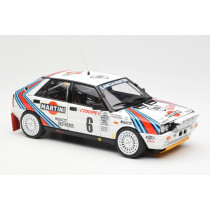 08960A 1/18 LANCIA DELTA HF 4WD N6 RALLY MONTECARLO 1987 WHITE