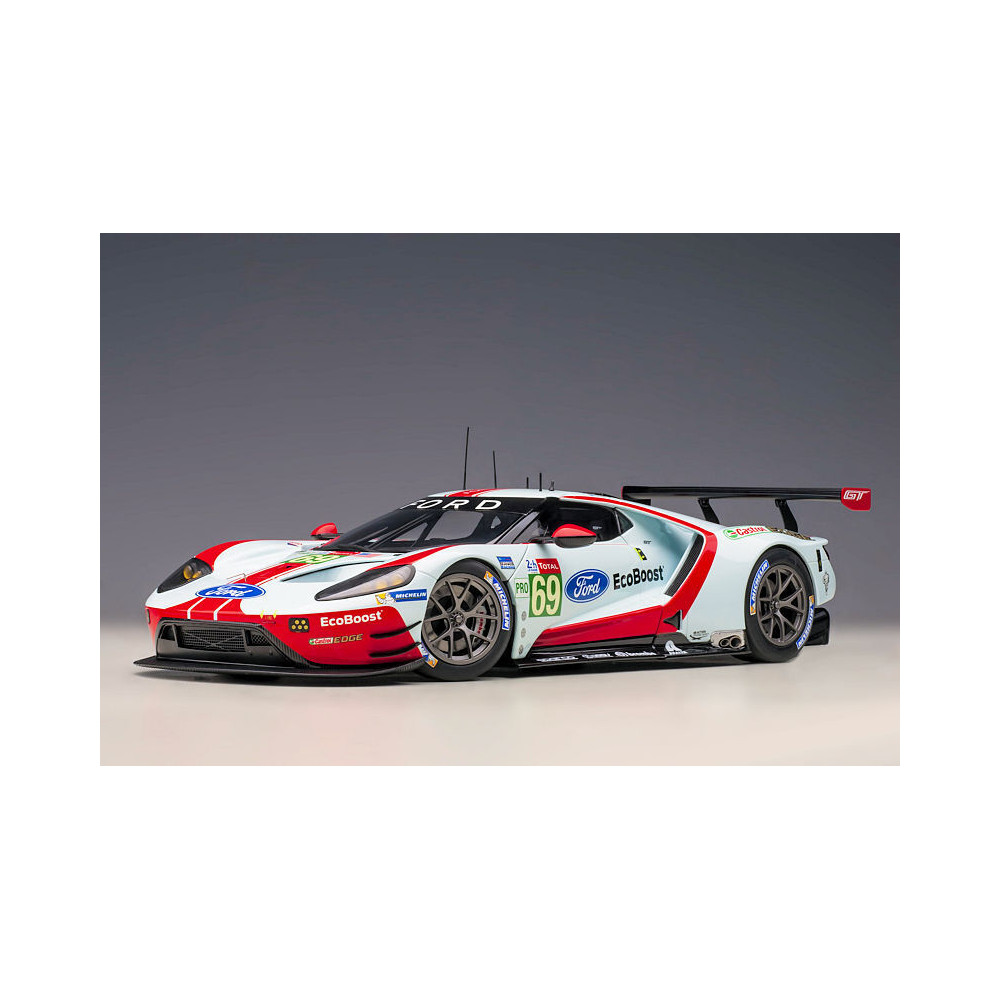 New AUTOart Ford GT GTE 24H Le Mans 69 2019 1:18 Model Car White 81913