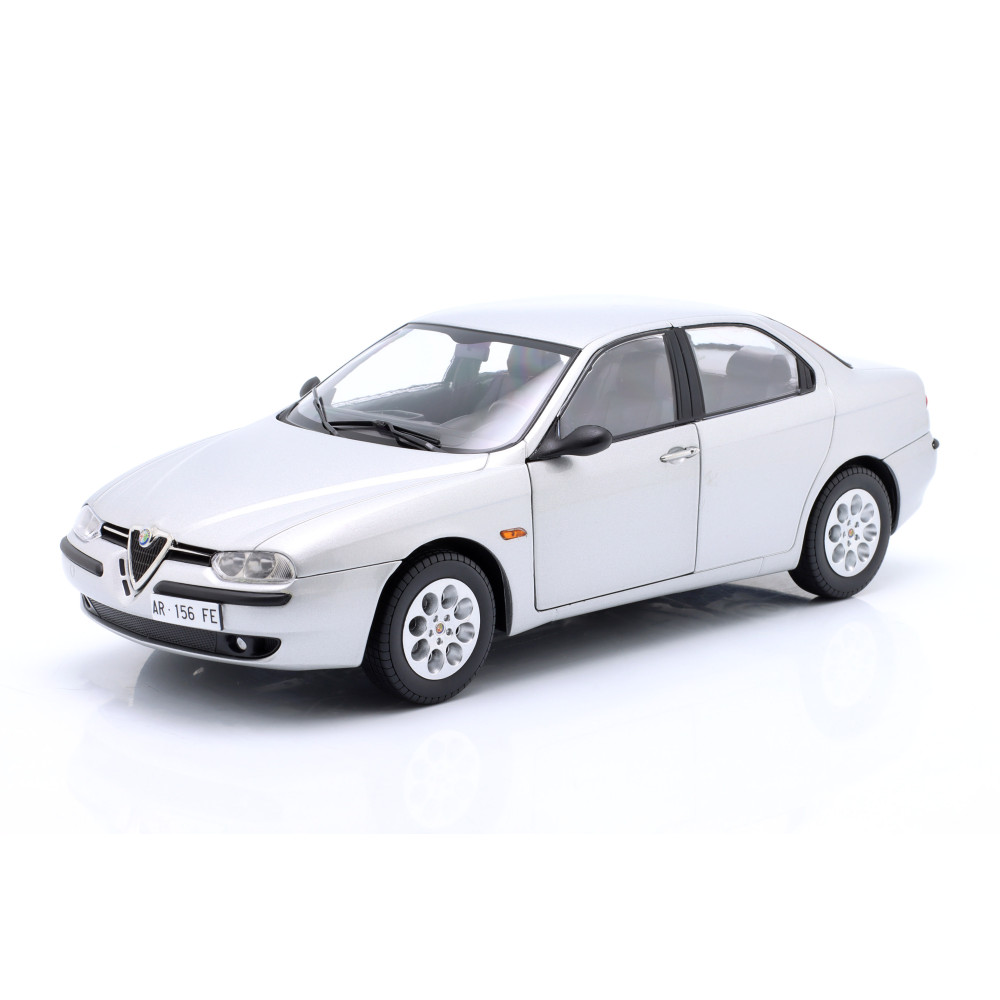 200054 1/18 ALFA ROMEO 156 2.0 1997 BLACK INTERIOR SILVER 612