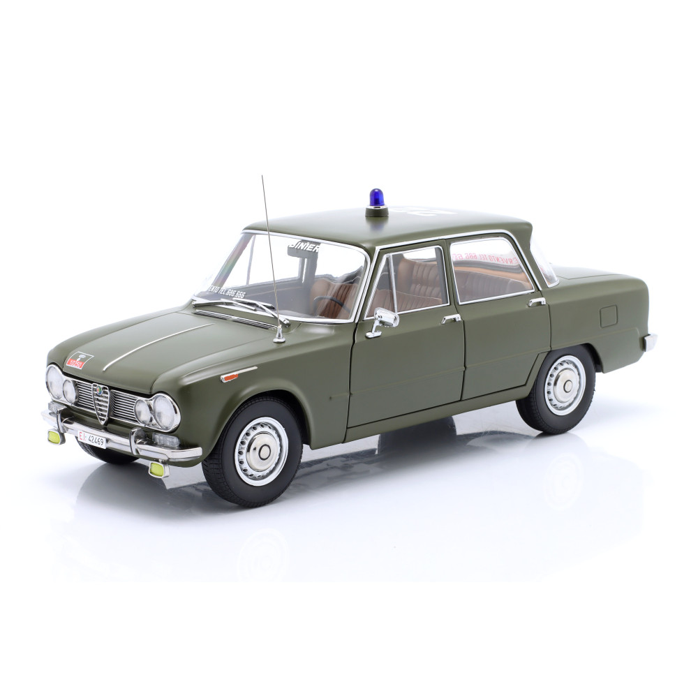 200025 1/18 ALFA ROMEO GIULIA 1.6 Ti CARABINIERI ROMA 1963 GREEN