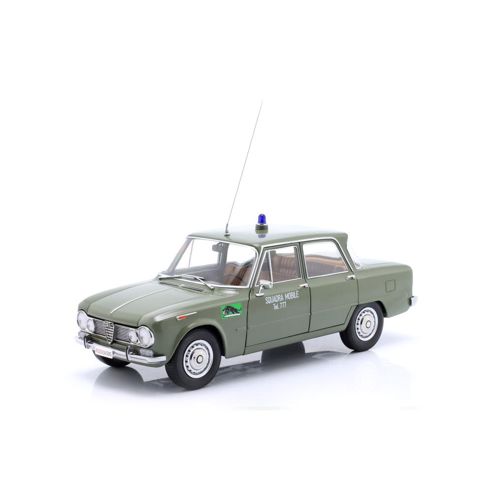 200026 1/18 ALFA ROMEO GIULIA 1.6 Ti POLIZIA MILANO 1963 GREEN