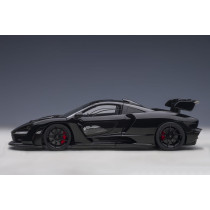 New AUTOart McLaren Senna Stealth Cosmos 1:18 Model Car Black 76076