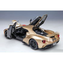 New AUTOart Ford GT 2022 Holman Moody Heritage 1:18 Model Car Gold 72928