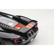 72945 Ford GT 2017 1:18 Legendary SHADOW BLACK/ORANGE