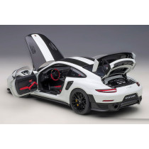 New AUTOart Porsche 911 (991.2) GT2 RS Weissach 1:18 Model Car White 78171