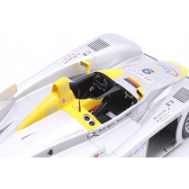 18S838 AUDI R8 3.6L TURBO V8 JOEST N 9 2nd 24h LE MANS 2000 SILVER