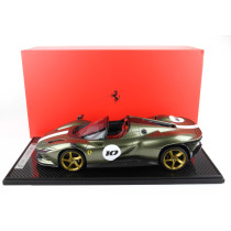 New BBR FERRARI DAYTONA SP3 SERIE ICONA N10 OPEN 2022 1:12 Model Car GREEN BBR1217F