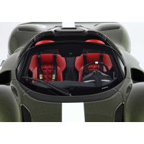 New BBR FERRARI DAYTONA SP3 SERIE ICONA N10 OPEN 2022 1:12 Model Car GREEN BBR1217F