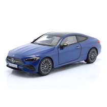B66960597 1/18 MERCEDES BENZ CLE COUPE (C236) AMG LINE 2023 BLUE
