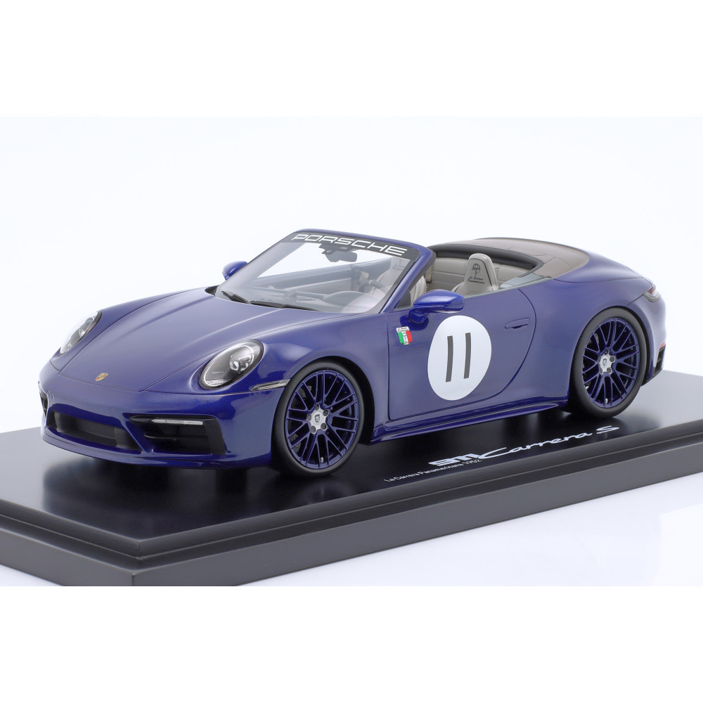 WAP0210460SCAR 1/18 PORSCHE 911 992 CARRERA S OPEN N11 2024 BLUE