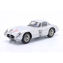 New CMC Mercedes Benz 300 SLR Coupe T1 1955 1:18 Model Car Silver M245