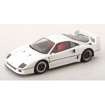 KKDC180695 1/18 FERRARI F40 1987 CAR SULTAN OF BRUNEI WHITE