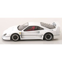 KKDC180695 1/18 FERRARI F40 1987 CAR SULTAN OF BRUNEI WHITE