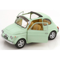 KKDC120066 1/12 FIAT 500 F CUSTOM WITH ABARTH RIMS 1968 GREEN