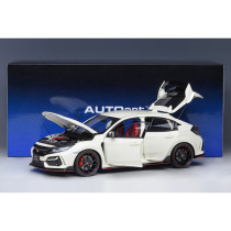 New AUTOart Honda Civic Type R (FK8) 2021 1:18 Model Car White 73220