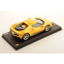 New MR Collection FERRARI 296 HYBRID 830 2021 1:18 Model Car YELLOW FE035C
