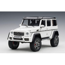 New AUTOart Mercedes Benz G500 4x4 2016 1:18 Model Car White 76316