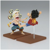 One Piece Monkey D. Luffy & Enel World Collectable Figure - 7cm, Age 15+
