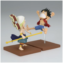 One Piece Monkey D. Luffy & Enel World Collectable Figure - 7cm, Age 15+