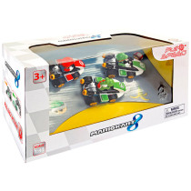 Mario Kart 8 Pull Speed Set – Mario, Luigi & Yoshi (1:43 Scale)