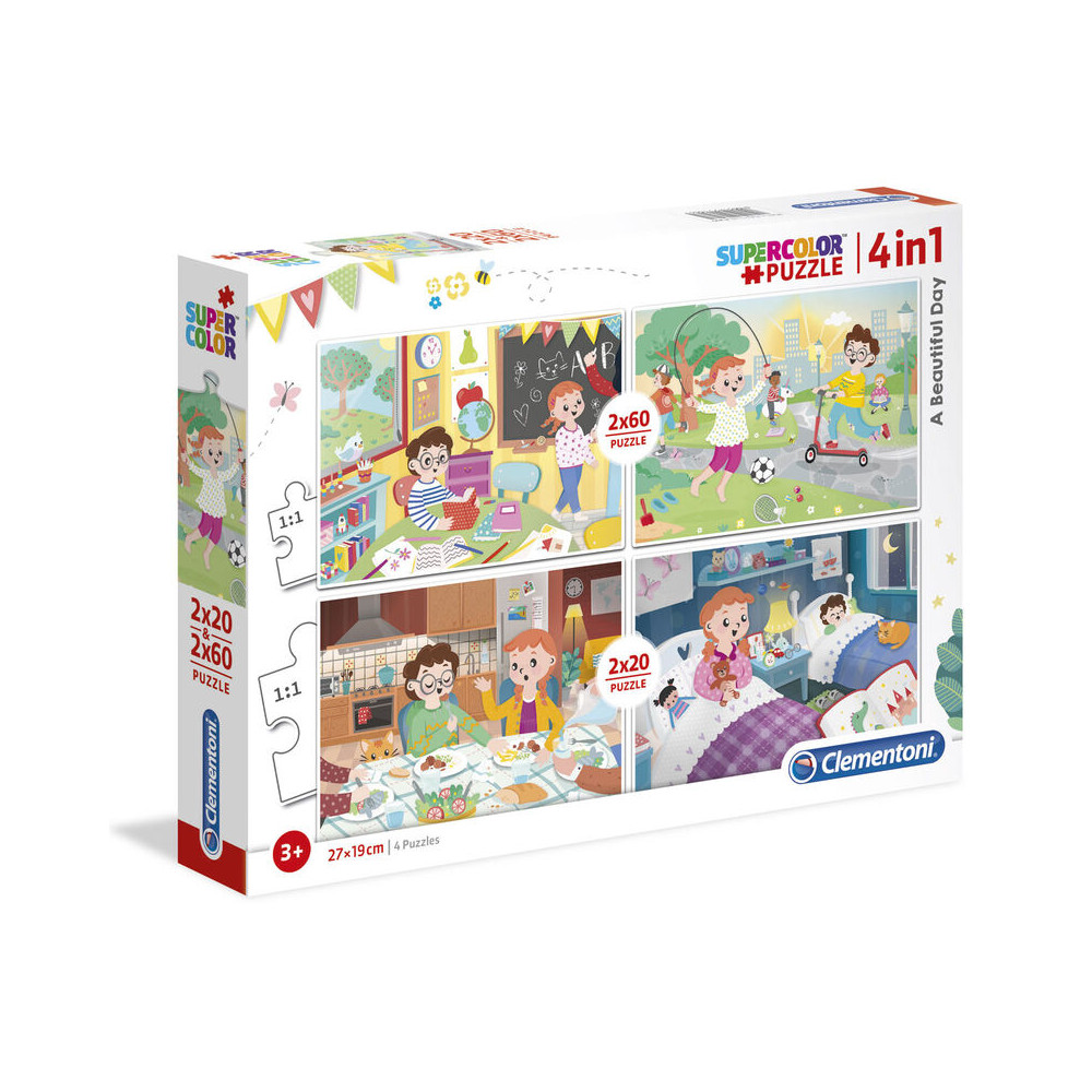 A Beautiful Day Puzzle Set – 2 x 20 Pieces, 2 x 60 Pieces