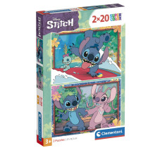 Disney Stitch Puzzle – 2 x 20 Pieces