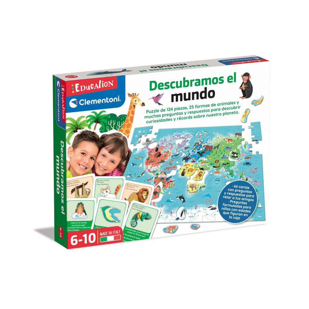 Let’s Discover the World Puzzle – 124 Pieces