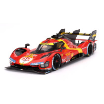 BBRCS18003 1/18 FERRARI 499P 3.0L V6 CORSE N50 3rd 1000 SEBRING 2023 RED