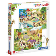 Zoo Puzzle Set – 2 x 60 Pieces