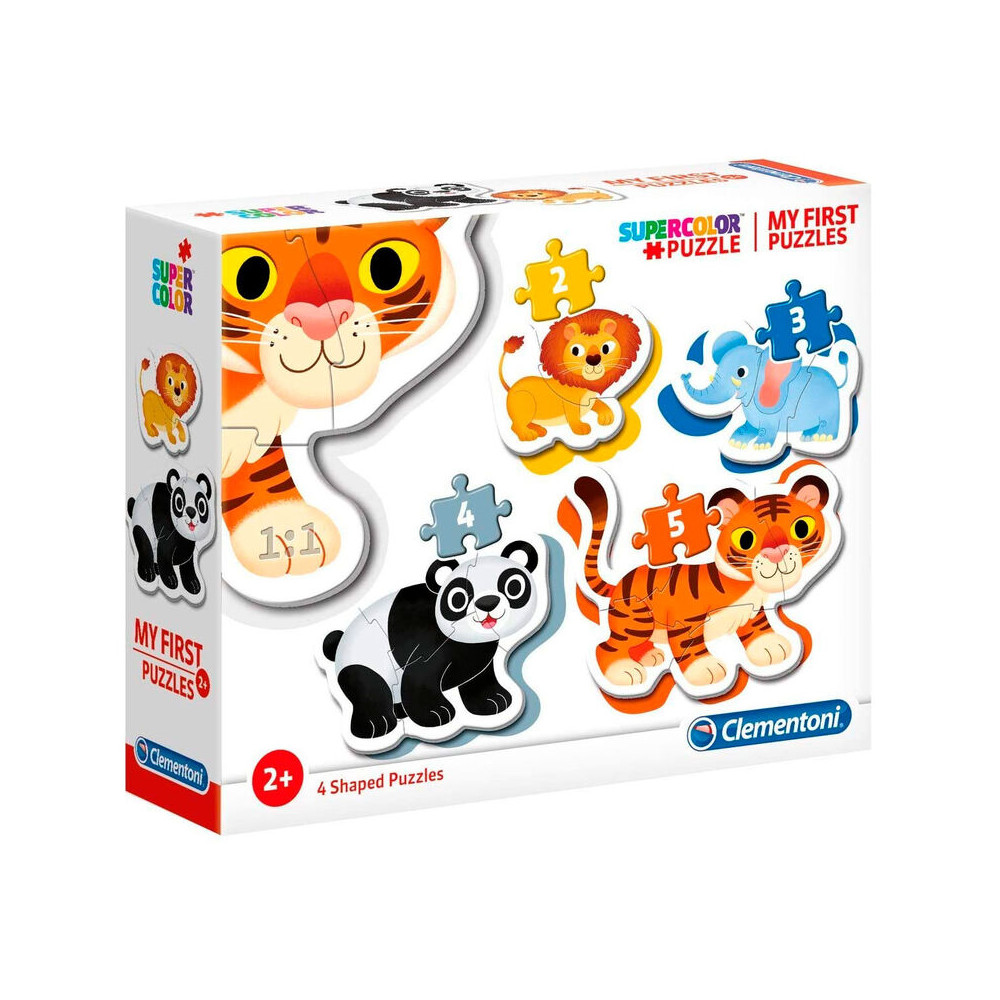 Wild Animals My First Puzzle – 3, 6, 9, 12 Pieces