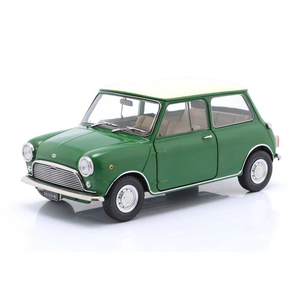 205003 1/18 INNOCENTI MINI COOPER MK1 1966 GREEN IVORY