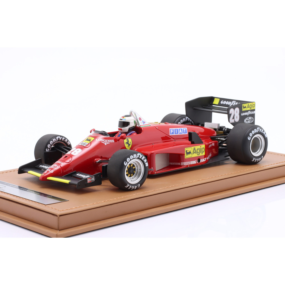TMD18322C Ferrari 156-85 F1 Nürburgring GP 1985 28 Stefan Johansson 1:18