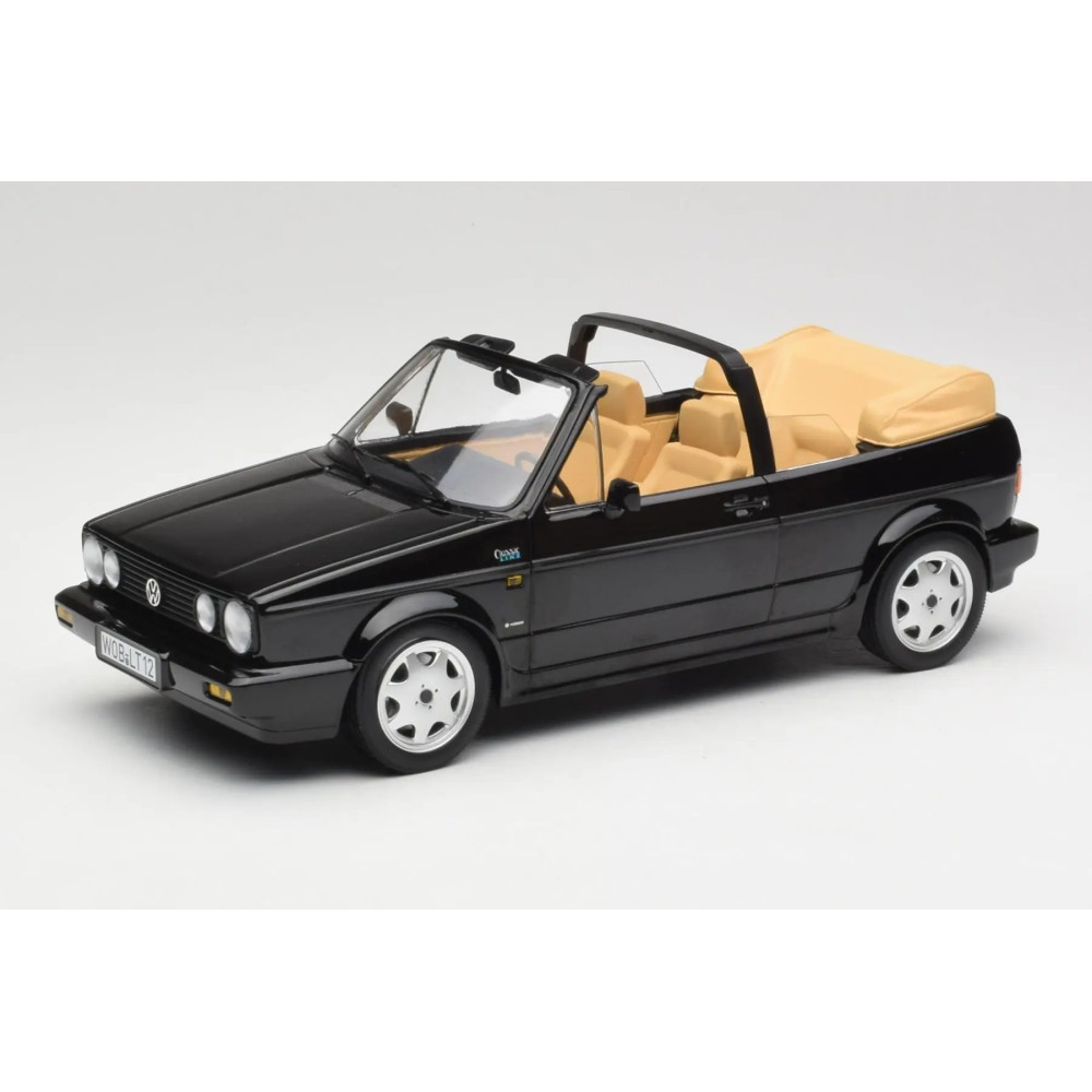 188568 VW Golf Cabriolet 1992 Black 1:18