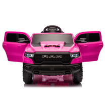 Dodge Ram 12V Kids Ride-On Car Pink – 4x4 Battery Operated with RC