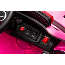 Dodge Charger Police 12V Ride-On Car Pink – Battery Powered with RC