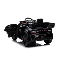 Dodge Charger Police 12V Ride-On Car White and Black Battery Powered with RC