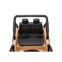 24V Kids Ride-On Car Khaki Dual Motor, 3-Gear Automatic, With RC