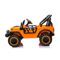 24V Kids Ride-On Car Orange Dual Motor, 3-Gear Automatic, With RC