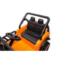24V Kids Ride-On Car Orange Dual Motor, 3-Gear Automatic, With RC